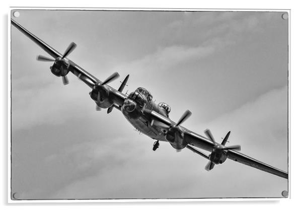 Lancaster Bomber PA474  Acrylic by Andrew Scott