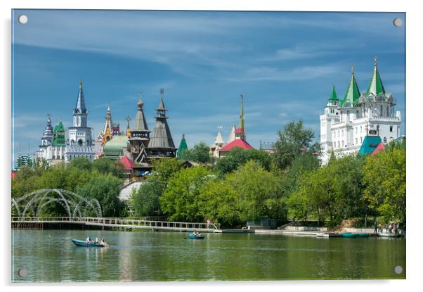 The Kremlin in Izmailovo. Acrylic by Valerii Soloviov