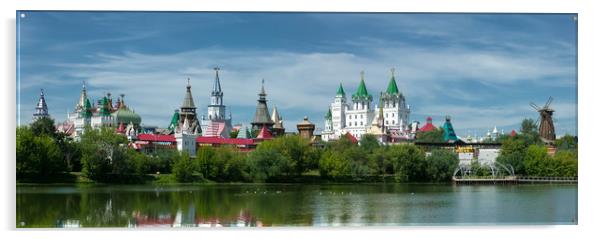 The Kremlin in Izmailovo. Acrylic by Valerii Soloviov