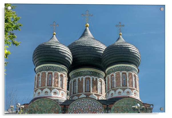 The Church dome. Acrylic by Valerii Soloviov