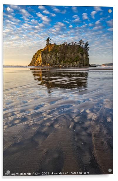 Ruby Beach in Olympic National Park located in Was Acrylic by Jamie Pham