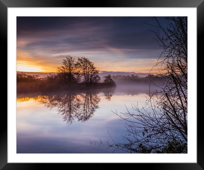 River Bure, Norfolk Broads Framed Mounted Print by Rick Bowden