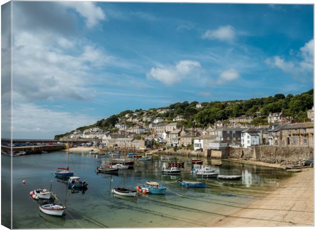 Mousehole Cornwall Canvas Print by Rick Bowden