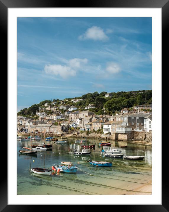 Mousehole Cornwall Framed Mounted Print by Rick Bowden