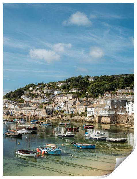 Mousehole Cornwall Print by Rick Bowden