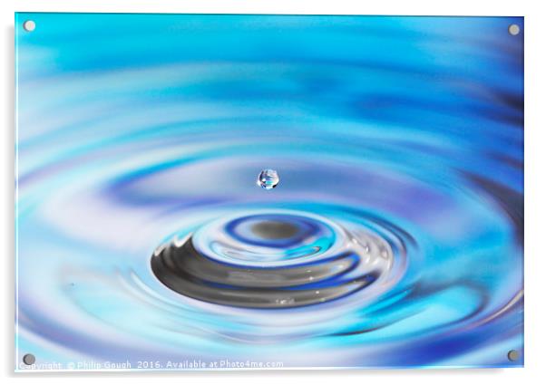 Water Splash Acrylic by Philip Gough