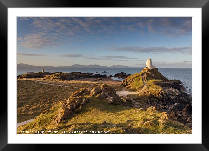 Llanddwyn Island sunrise, Isle of Anglesey Framed Mounted Print by Heidi Stewart