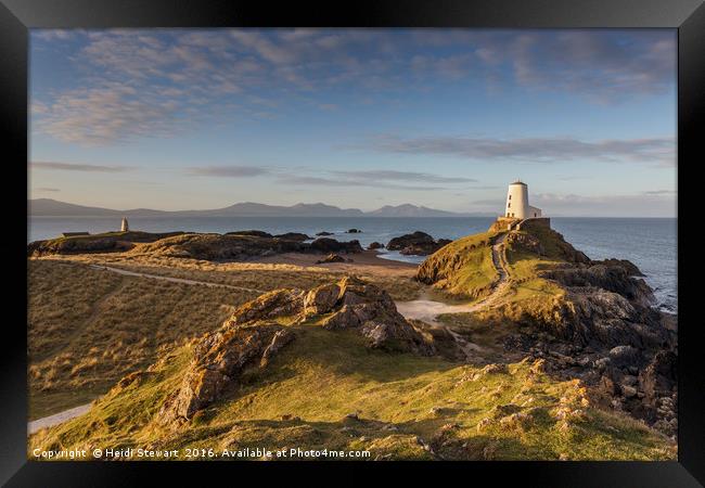 Llanddwyn Island sunrise, Isle of Anglesey Framed Print by Heidi Stewart