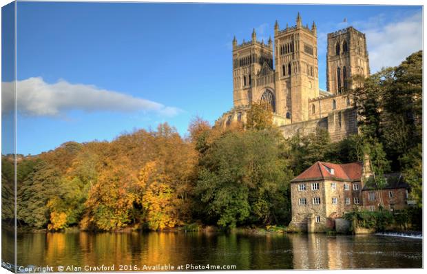 Durham Cathedral Canvas Print by Alan Crawford