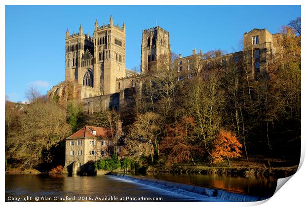 Durham Cathedral Print by Alan Crawford
