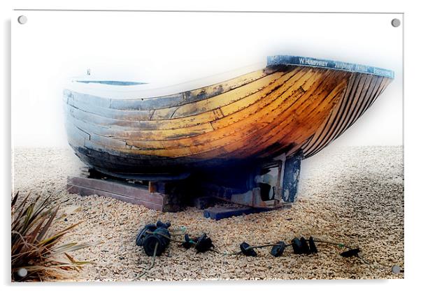 Boat Acrylic by Karen Martin
