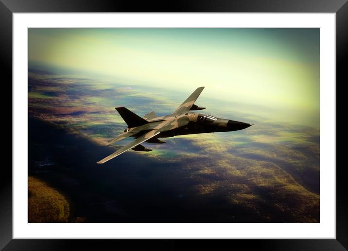 F-111 Aarvark Framed Mounted Print by J Biggadike