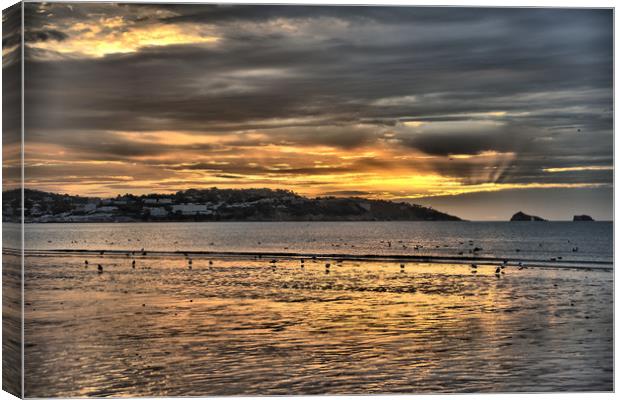              Torquay View                        Canvas Print by kevin wise