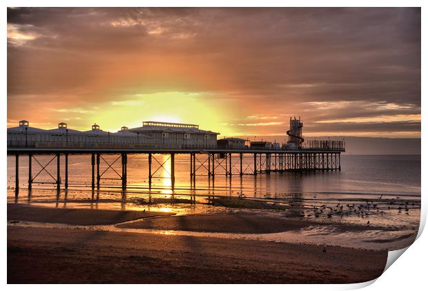 Paignton Pier 1                                    Print by kevin wise