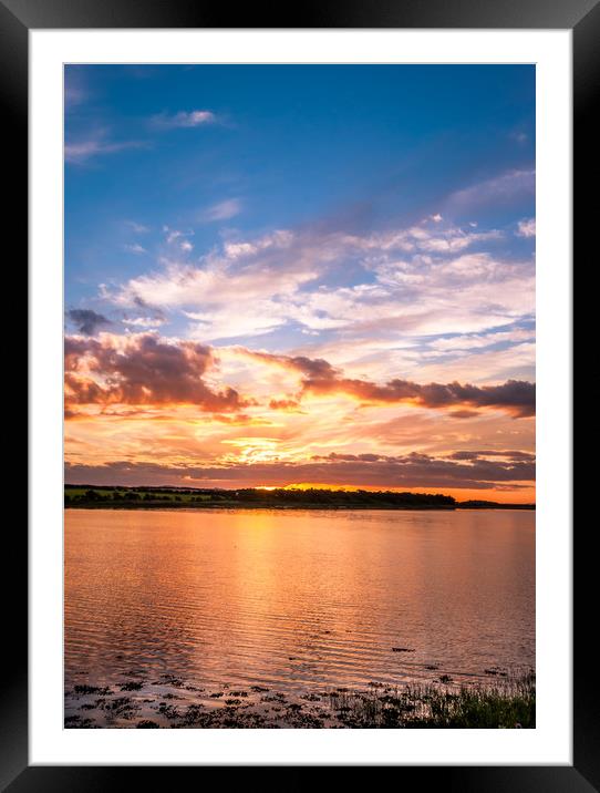 Portrait of Budle Bay.......... Framed Mounted Print by Naylor's Photography