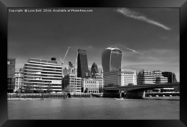 London Skyline Framed Print by Lynn Bolt