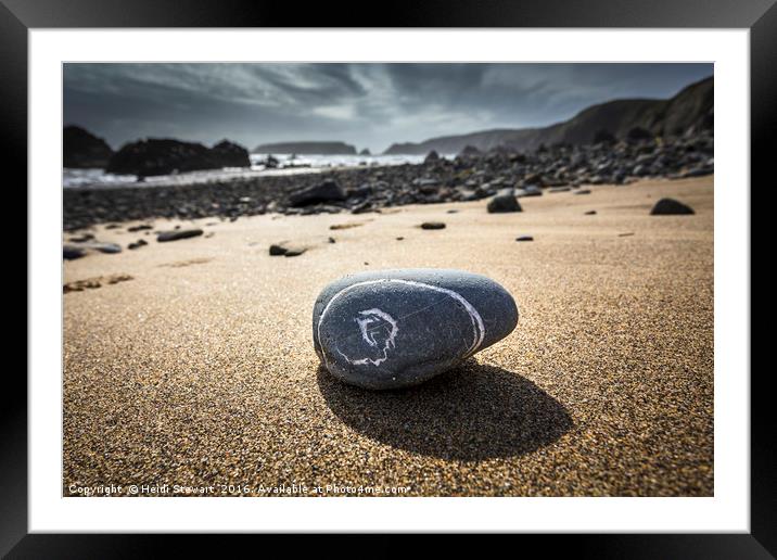 Marloes Sands in Pembrokeshire, Wales UK Framed Mounted Print by Heidi Stewart