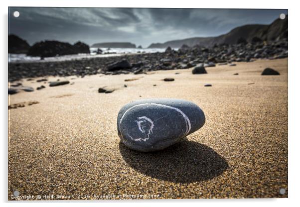 Marloes Sands in Pembrokeshire, Wales UK Acrylic by Heidi Stewart