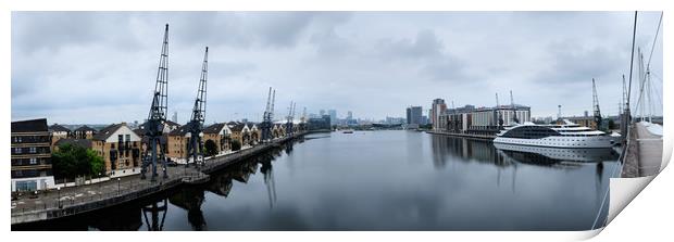Royal Victoria Dock Panorama Print by Tony Bates