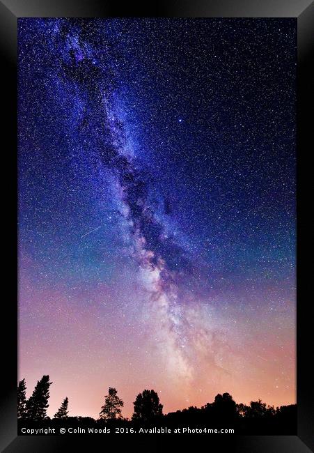 The Milky Way Framed Print by Colin Woods