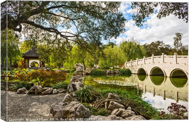 Beautiful Chinese Garden at the Huntington Library Canvas Print by Jamie Pham