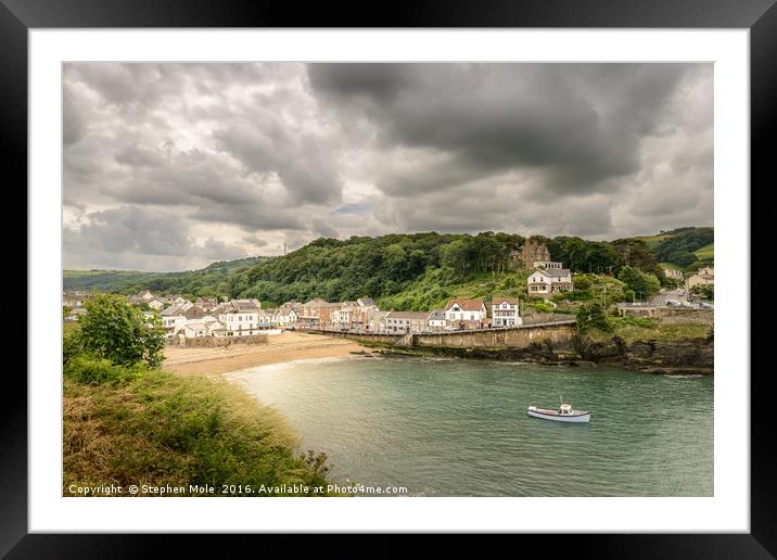 Combe Martin Framed Mounted Print by Stephen Mole