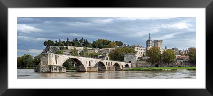 Pont d'Avignon Framed Mounted Print by Arterra 
