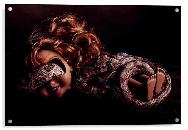 Snake Eye Acrylic by Neal P