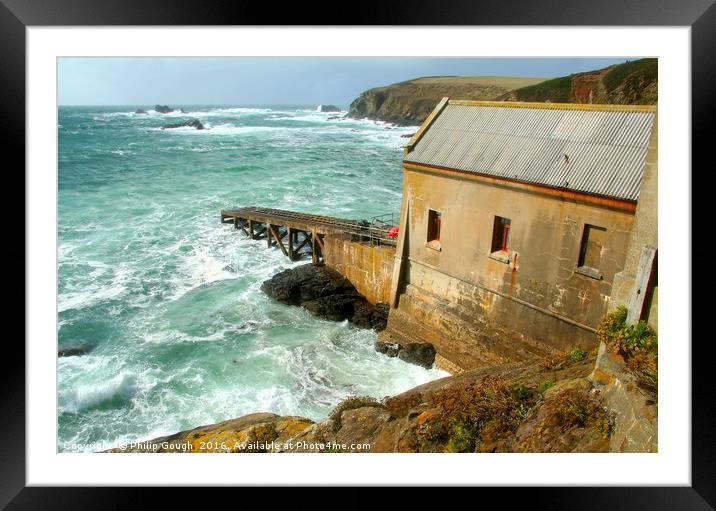 Lifeboat Station Framed Mounted Print by Philip Gough