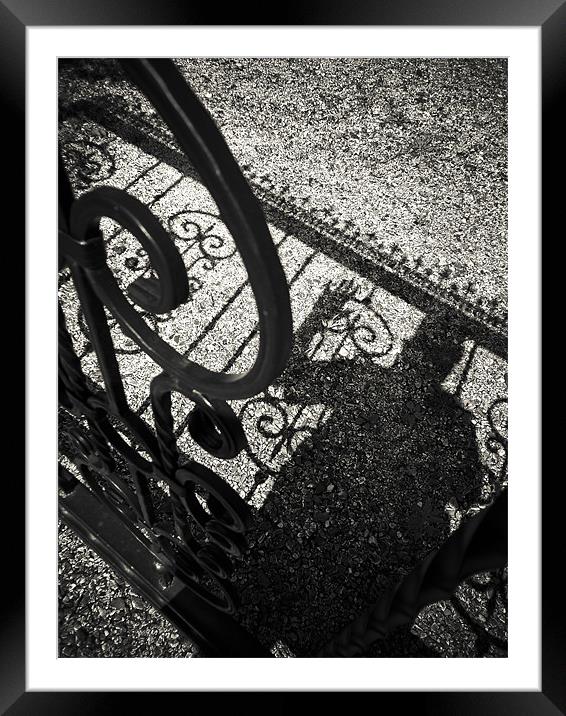 Iron fence Framed Mounted Print by Jean-François Dupuis