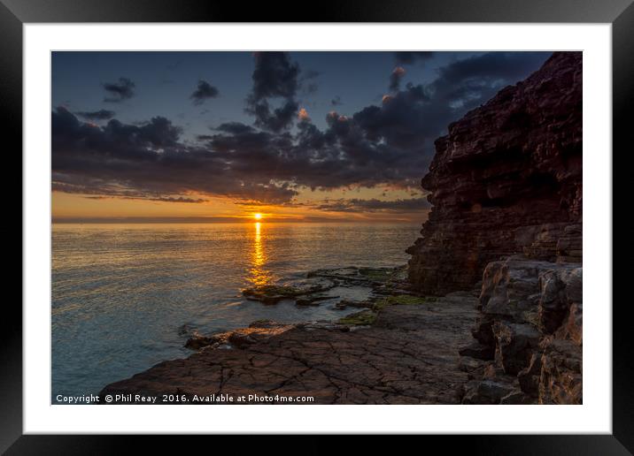 Sunrise at The Wherry Framed Mounted Print by Phil Reay