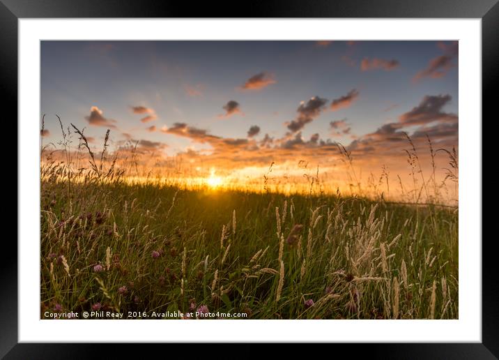 Sunrise at The Leas Framed Mounted Print by Phil Reay