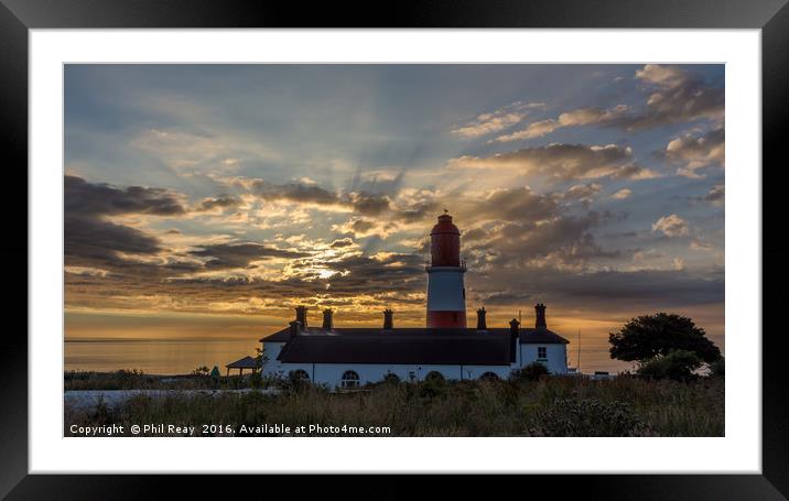Souter sunrise Framed Mounted Print by Phil Reay