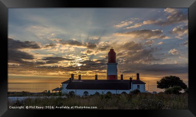 Souter sunrise Framed Print by Phil Reay