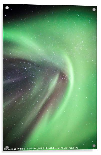 Aurora Borealis Acrylic by Heidi Stewart