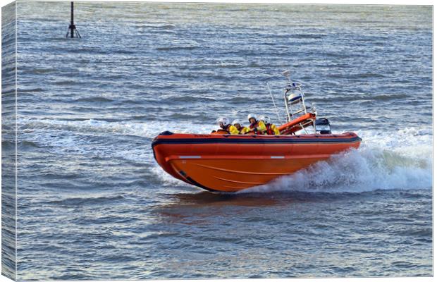 Minehead Lifeboat Canvas Print by Tony Murtagh