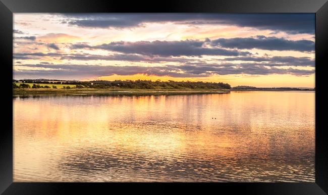 The Beautiful Budle Bay, Bamburgh....... Framed Print by Naylor's Photography