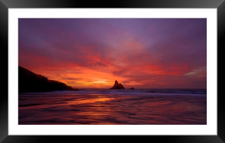 Wild Sky Framed Mounted Print by Mark Robson