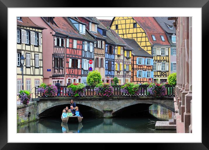Petite Venise in Colmar, France Framed Mounted Print by Arterra 