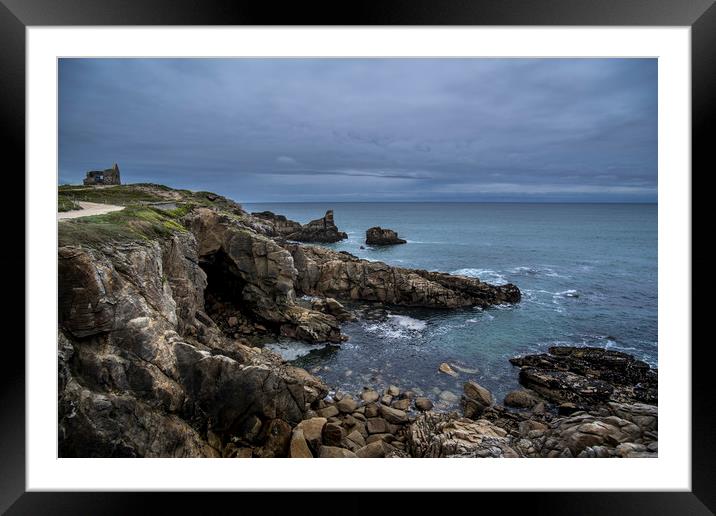 Côte Sauvage, Brittany, France Framed Mounted Print by Arterra 