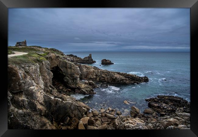 Côte Sauvage, Brittany, France Framed Print by Arterra 