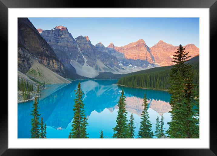 Moraine Lake, Banff National Park, Canada Framed Mounted Print by Arterra 