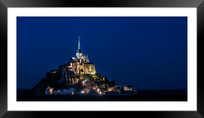 Le Mont Saint-Michel, Lower Normandy, France Framed Mounted Print by Arterra 