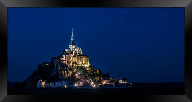 Le Mont Saint-Michel, Lower Normandy, France Framed Print by Arterra 
