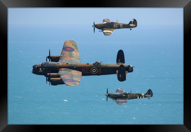 Battle of Britain Memorial Flight Framed Print by Oxon Images