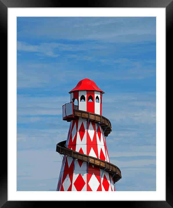 Helter Skelter Framed Mounted Print by Victor Burnside