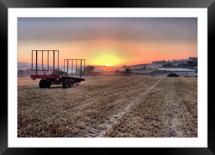      Netherton Sunrise 1                           Framed Mounted Print by kevin wise
