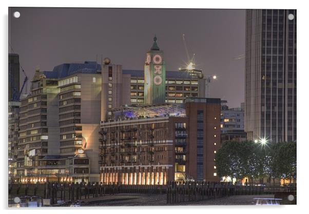 The Oxo Tower HDR version Acrylic by David French