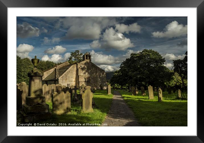 All Saints Church Weston Framed Mounted Print by David Oxtaby  ARPS