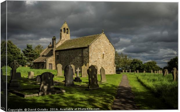 St Mary's Stainburn Canvas Print by David Oxtaby  ARPS